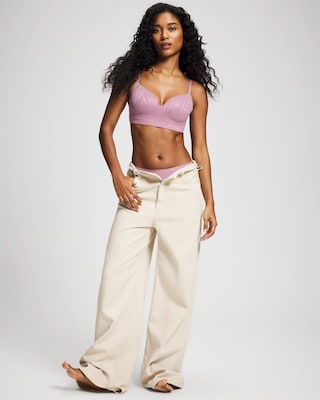 Wireless Bra with Lace click to view larger image.