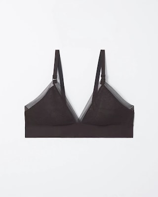 Triangle Bralette with Lace click to view larger image.