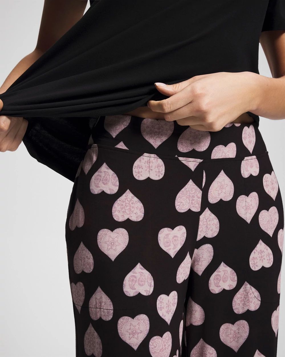 Short Sleeve + Pant Pajama Set click to view larger image.