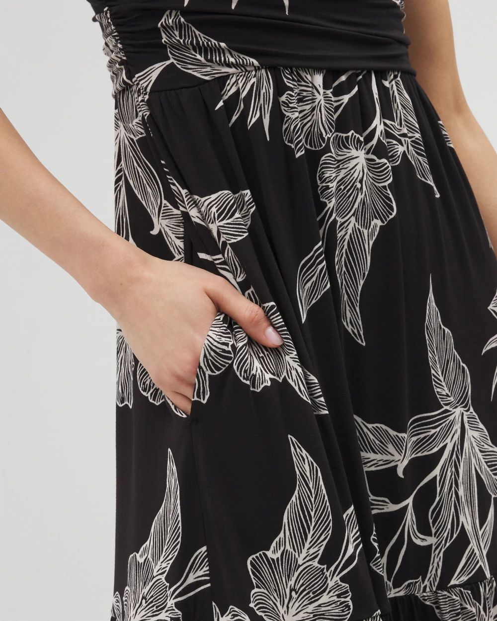 Soft Jersey Goddess Tiered Maxi Dress