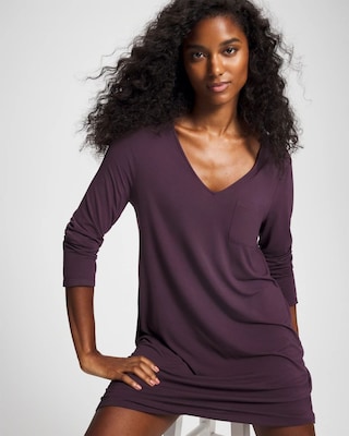 Long-Sleeve Sleepshirt click to view larger image.