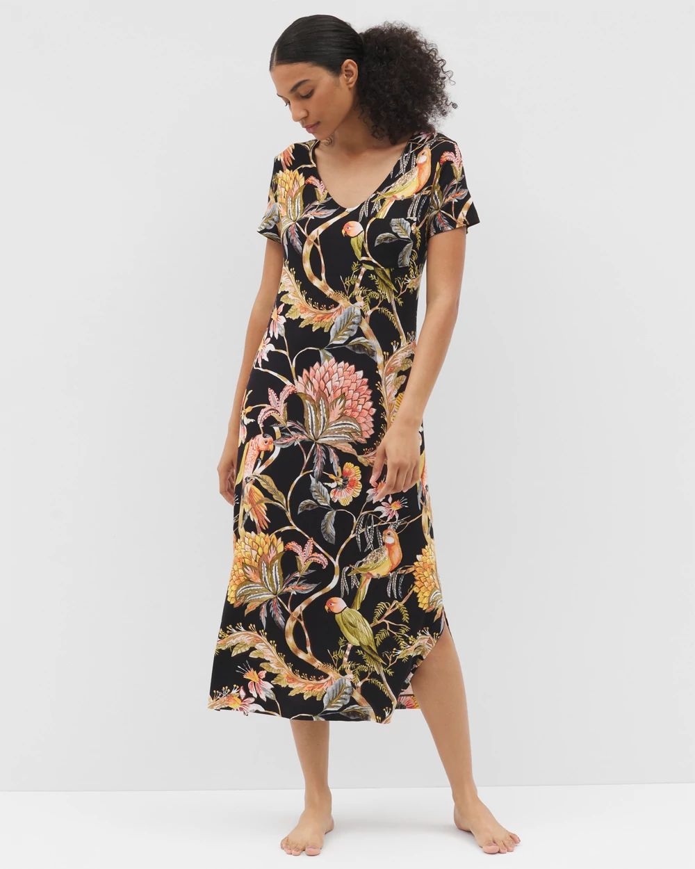 Cool Nights Short Sleeve Long Sleepshirt