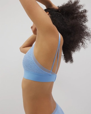 Triangle Bralette with Lace click to view larger image.
