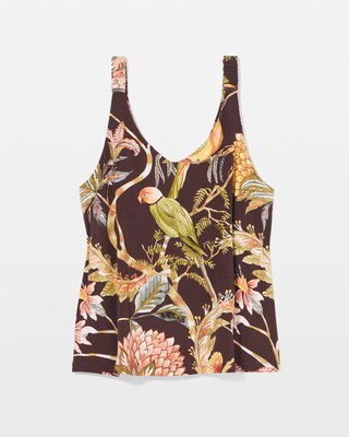 Shirred Strap Pajama Tank click to view larger image.