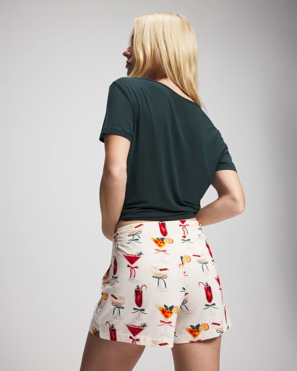 Cool Nights Packaged Short-Sleeve Short Pajama Set