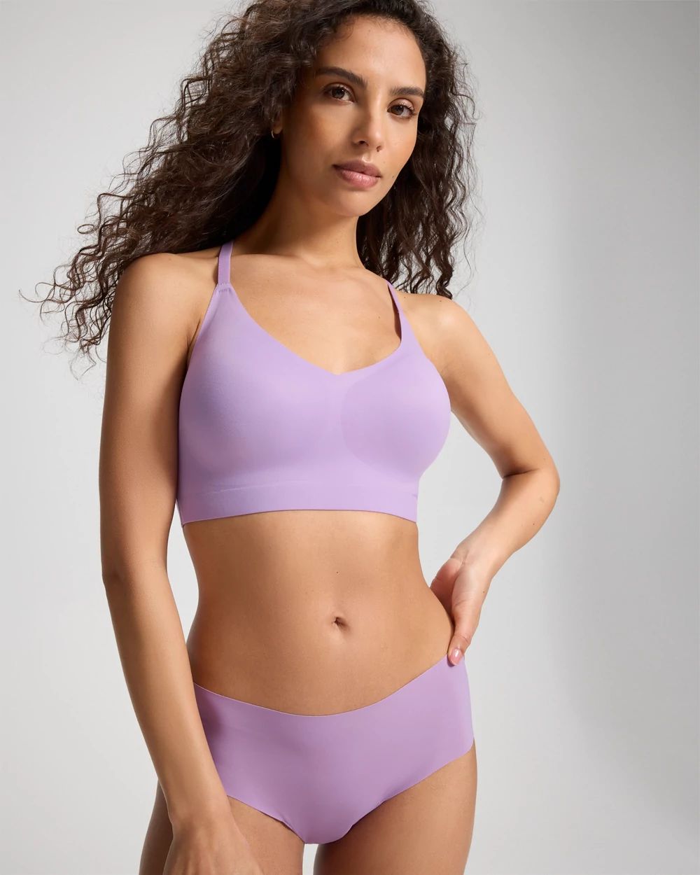 Racerback Bralette with Lace Back