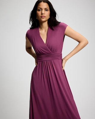Serenity Cap Sleeve Maxi Bra Dress click to view larger image.