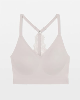 Racerback Bralette with Lace Back click to view larger image.