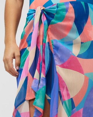 Full Circle Chiffon Ruffle Pareo