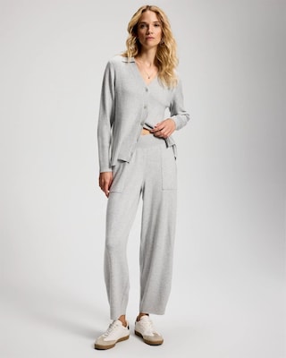 Premier Knit Rib Barrel Pants