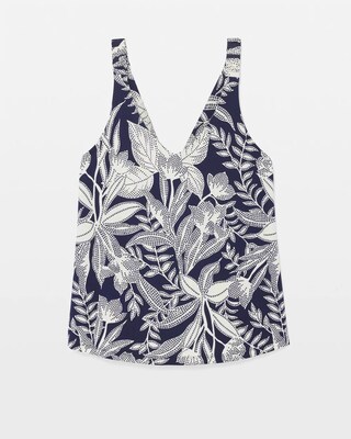 Shirred Strap Pajama Tank click to view larger image.