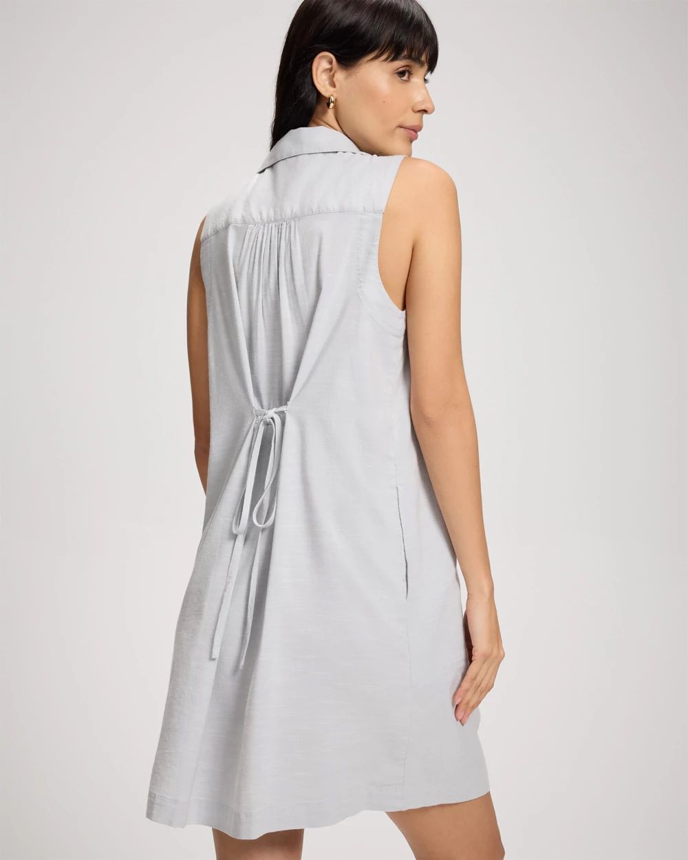 Beach Cotton Short Dress click to view larger image.