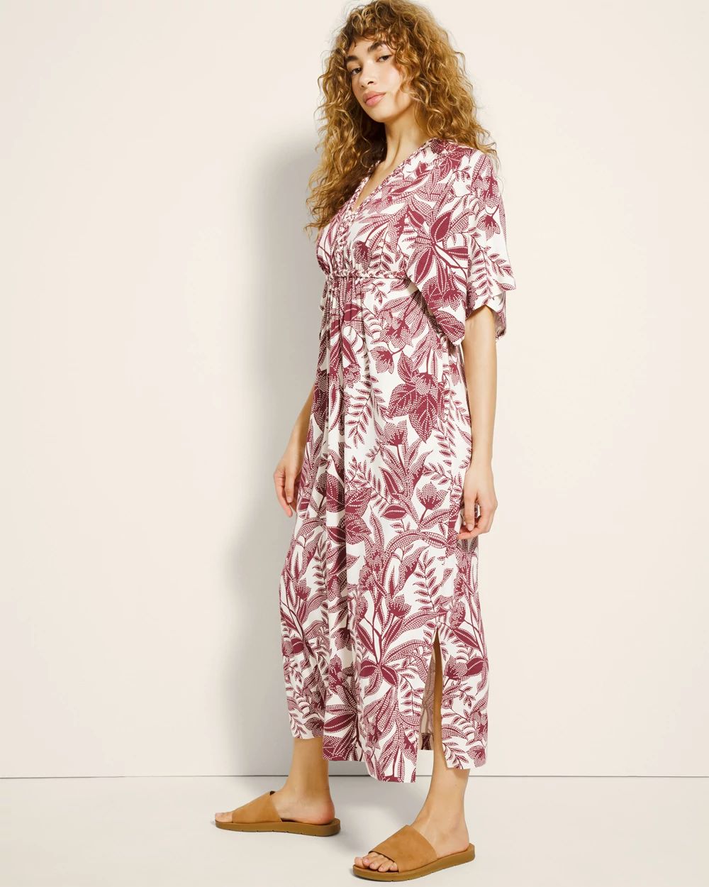 Caftan Midi Bra Dress
