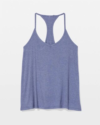 Lightweight Rib Knit Pajama Cami click to view larger image.