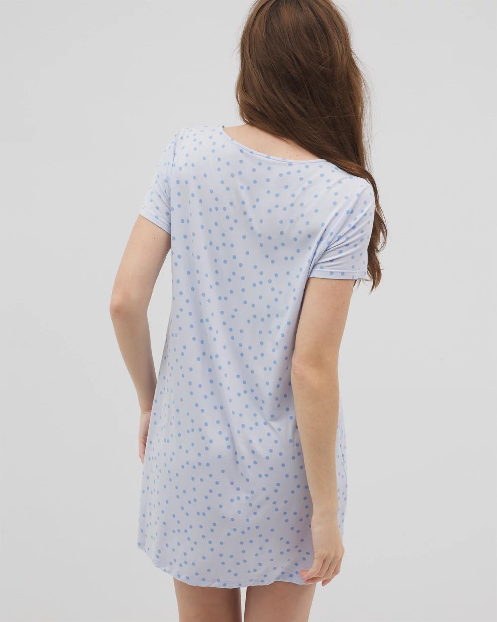 Cool Nights Short Sleeve Scoop Neck Sleepshirt