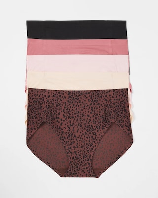 Soft Stretch Modern Brief Panty 5 Pack