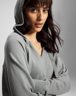 Cotton Sweater Hoodie click to view larger image.