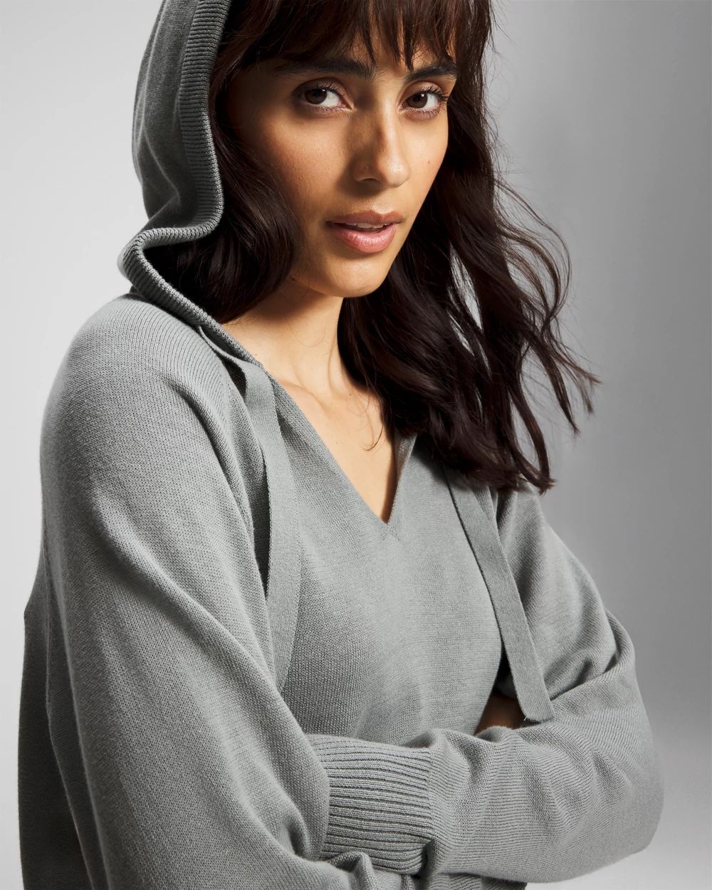 Cotton Sweater Hoodie click to view larger image.