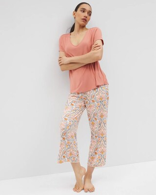 Short Sleeve Pajama Tee click to view larger image.