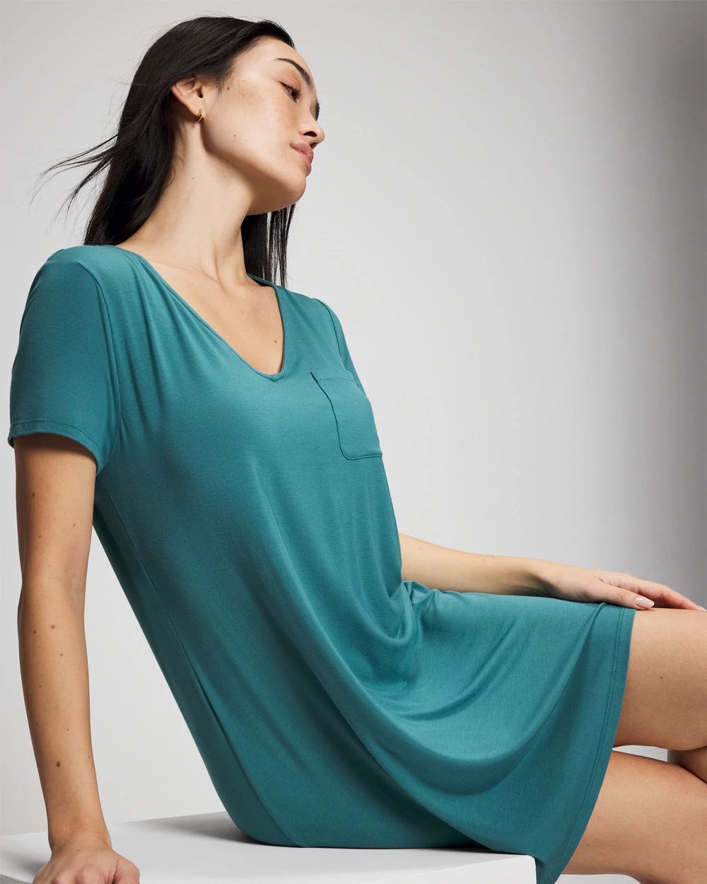 Cool Nights Short-Sleeve Sleepshirt