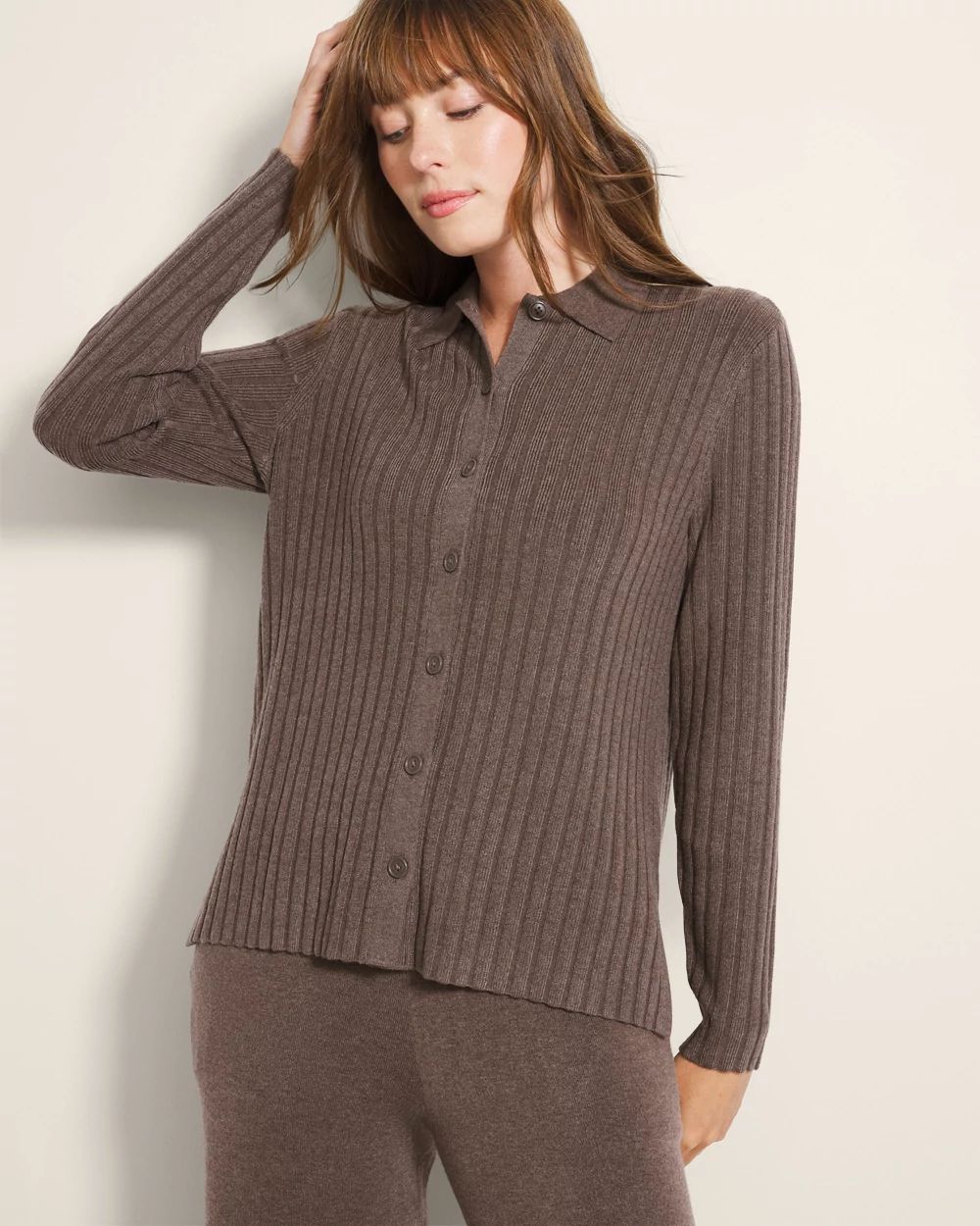 Button-Up Sweater