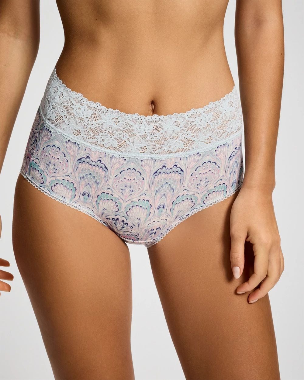 Embraceable Floral Lace Waist Brief Panty