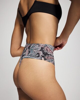 Tummy High-Waist Thong Panty click to view larger image.