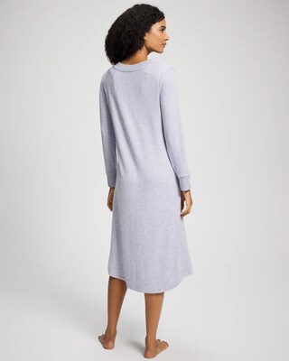 Long Sleeve Midi Sleepshirt click to view larger image.