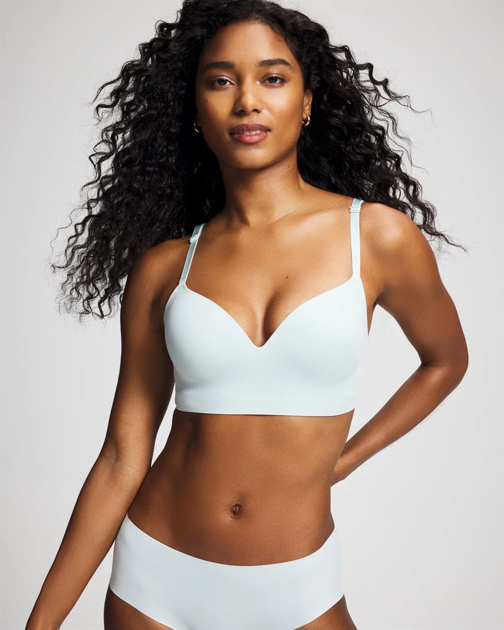 Luxe Wireless Bra with Lace Back