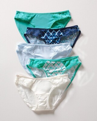 Bikini Panty with Signature Lace 5 Pack