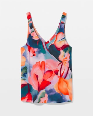 Shirred Strap Pajama Tank click to view larger image.