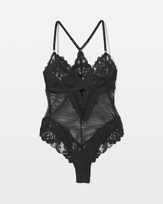 Bodysuit with Mesh and Lace click to view larger image.