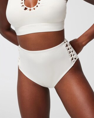 Bleu Rod Pulling Strings High-Waist Bottoms
