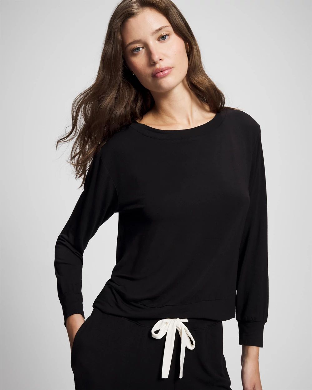 Long-Sleeve Pajama Top