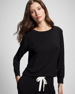 Long-Sleeve Pajama Top