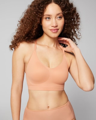 Racerback Bralette with Lace Back