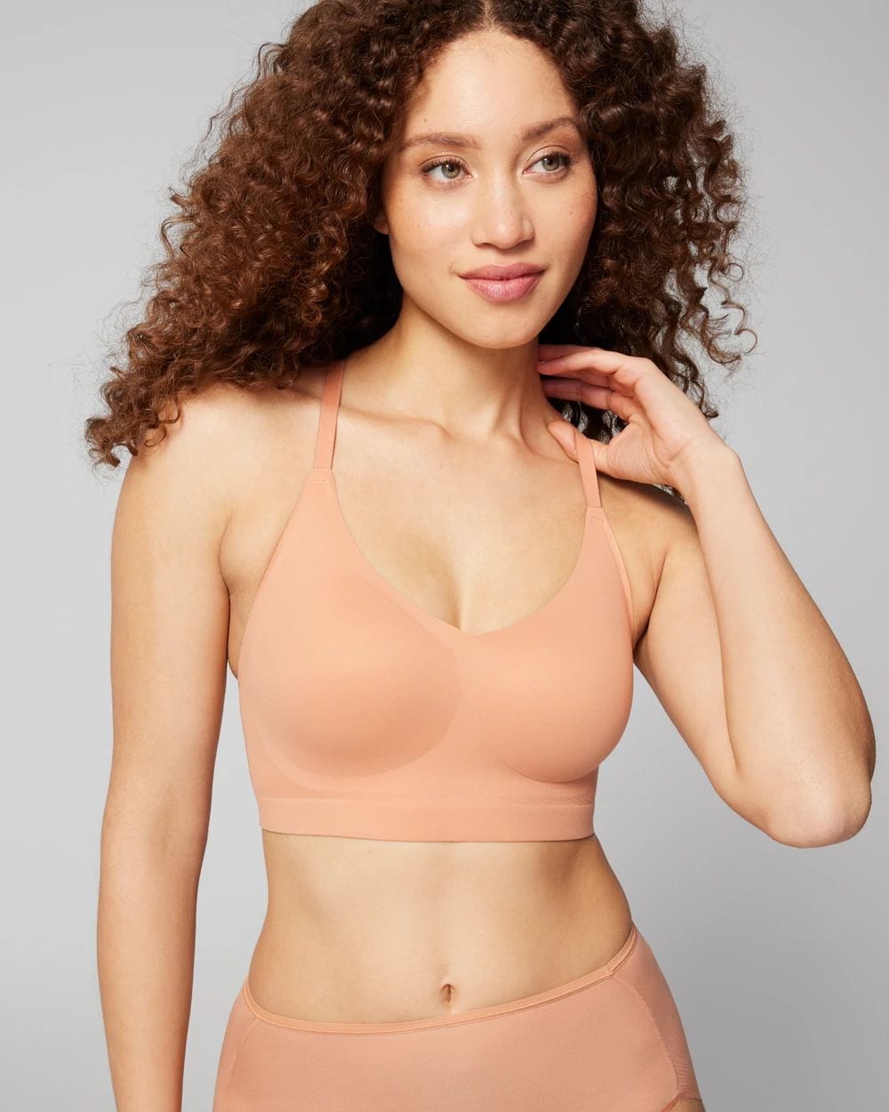 Racerback Bralette with Lace Back