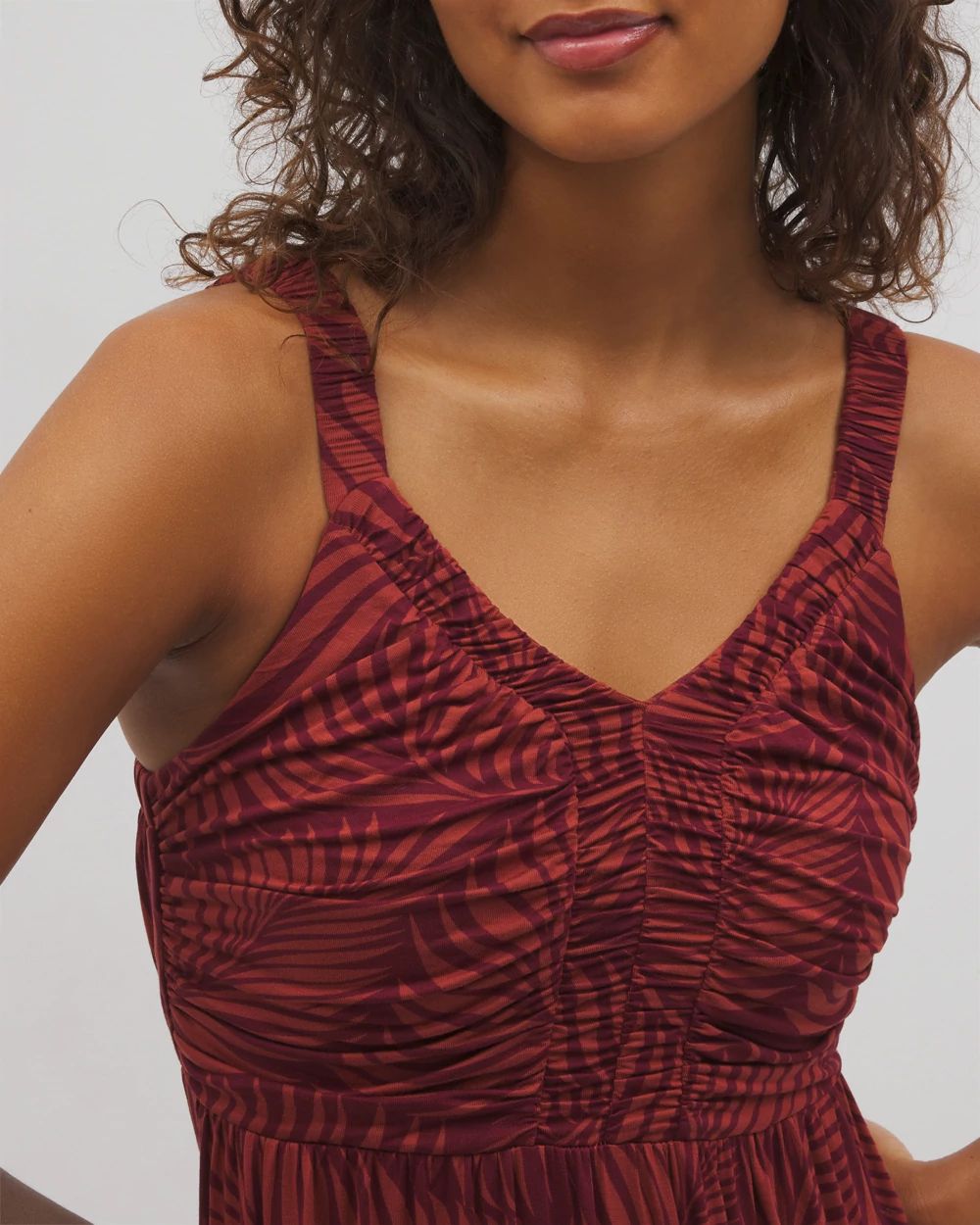 Soft Jersey Cabana Midi Bra Dress