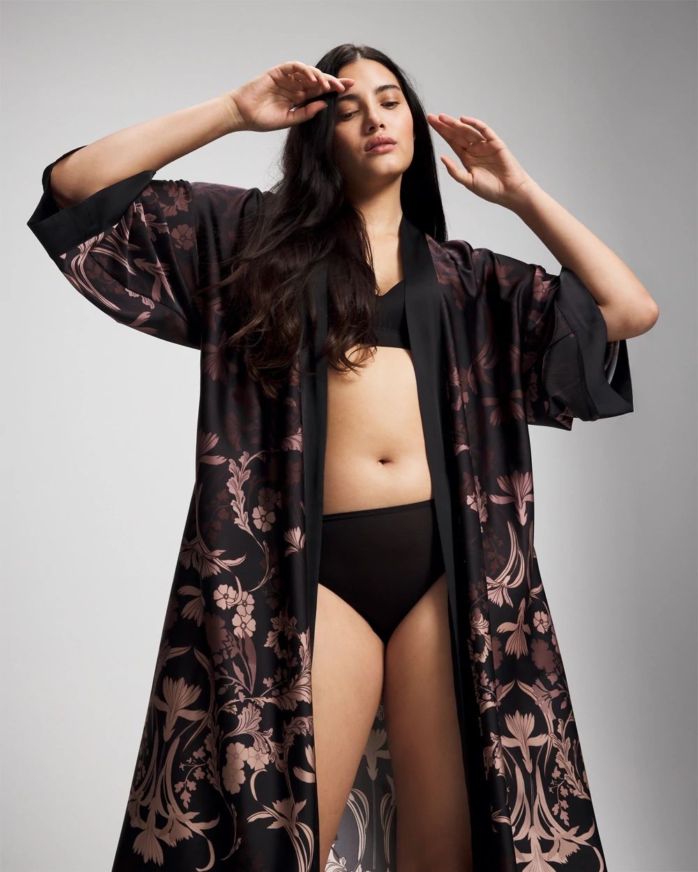 Satin Long Robe