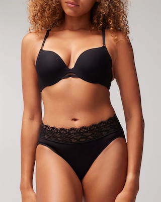 High-Leg Panty with Enchanting Lace