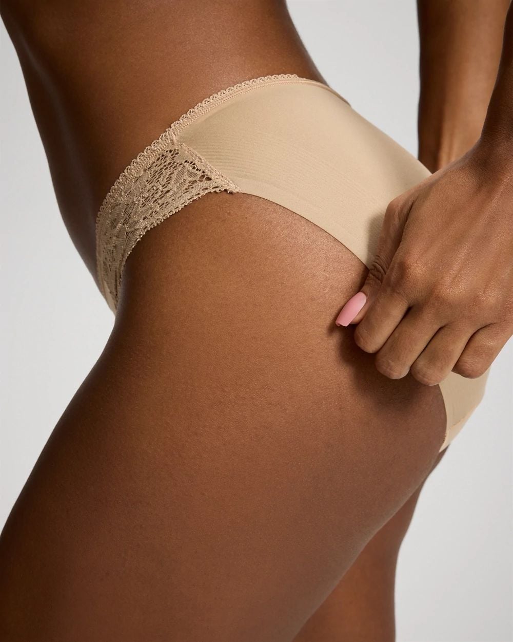 Bikini Panty with Lace click to view larger image.