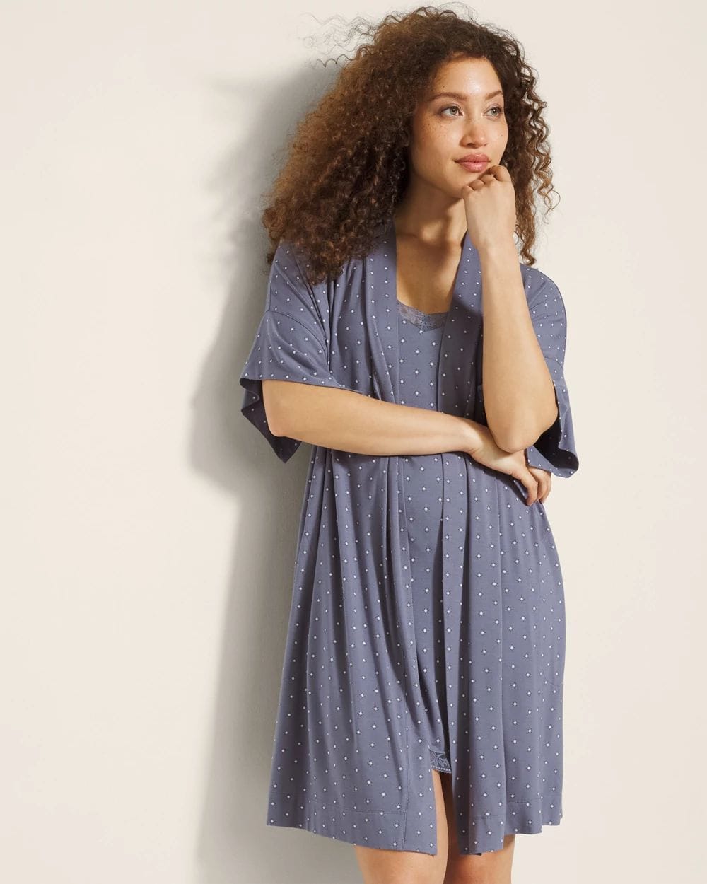 Cool Nights Short Robe