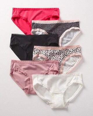 Cotton Modal Hipster 6 Pack