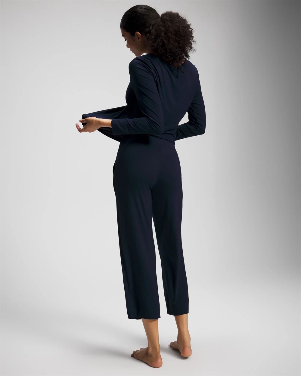 Cool Nights Cropped Pajama Pants