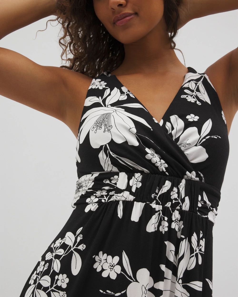 Soft Jersey Isla Cross Back Maxi Bra Dress