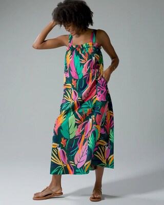 Cotton Tank Maxi Bra Dress