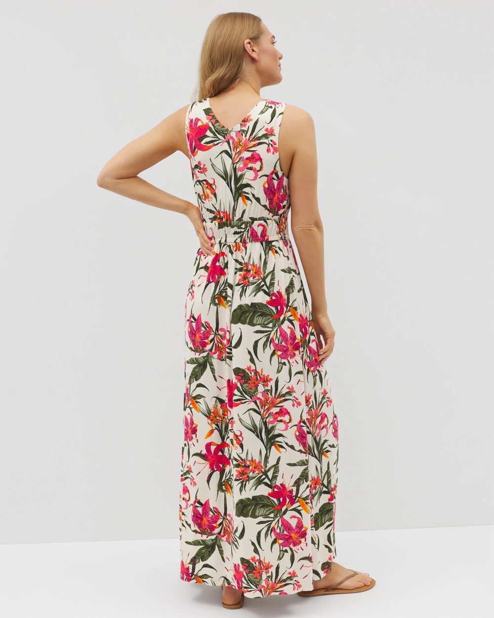 Riviera Surplice Maxi Bra Dress