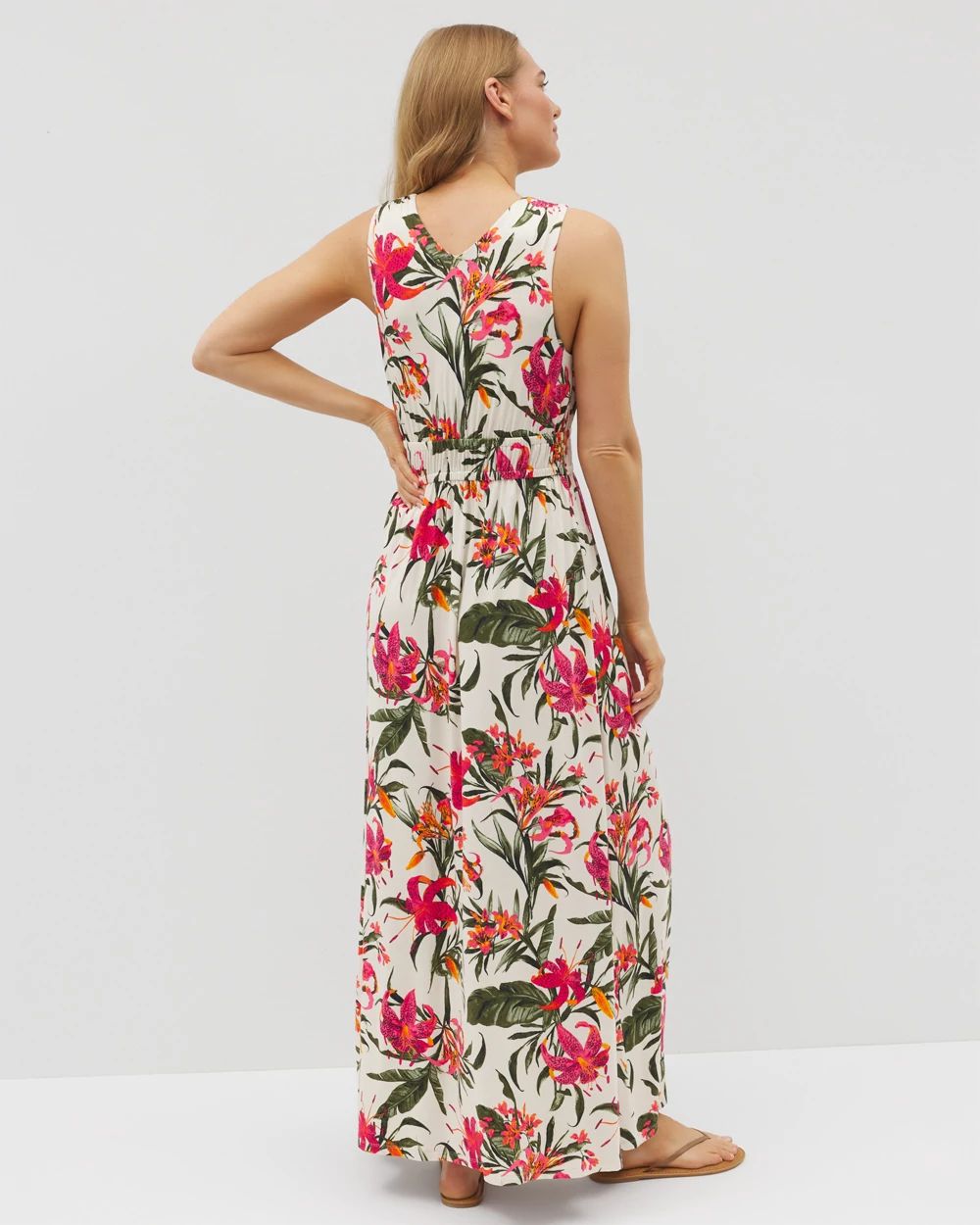 Riviera Surplice Maxi Bra Dress