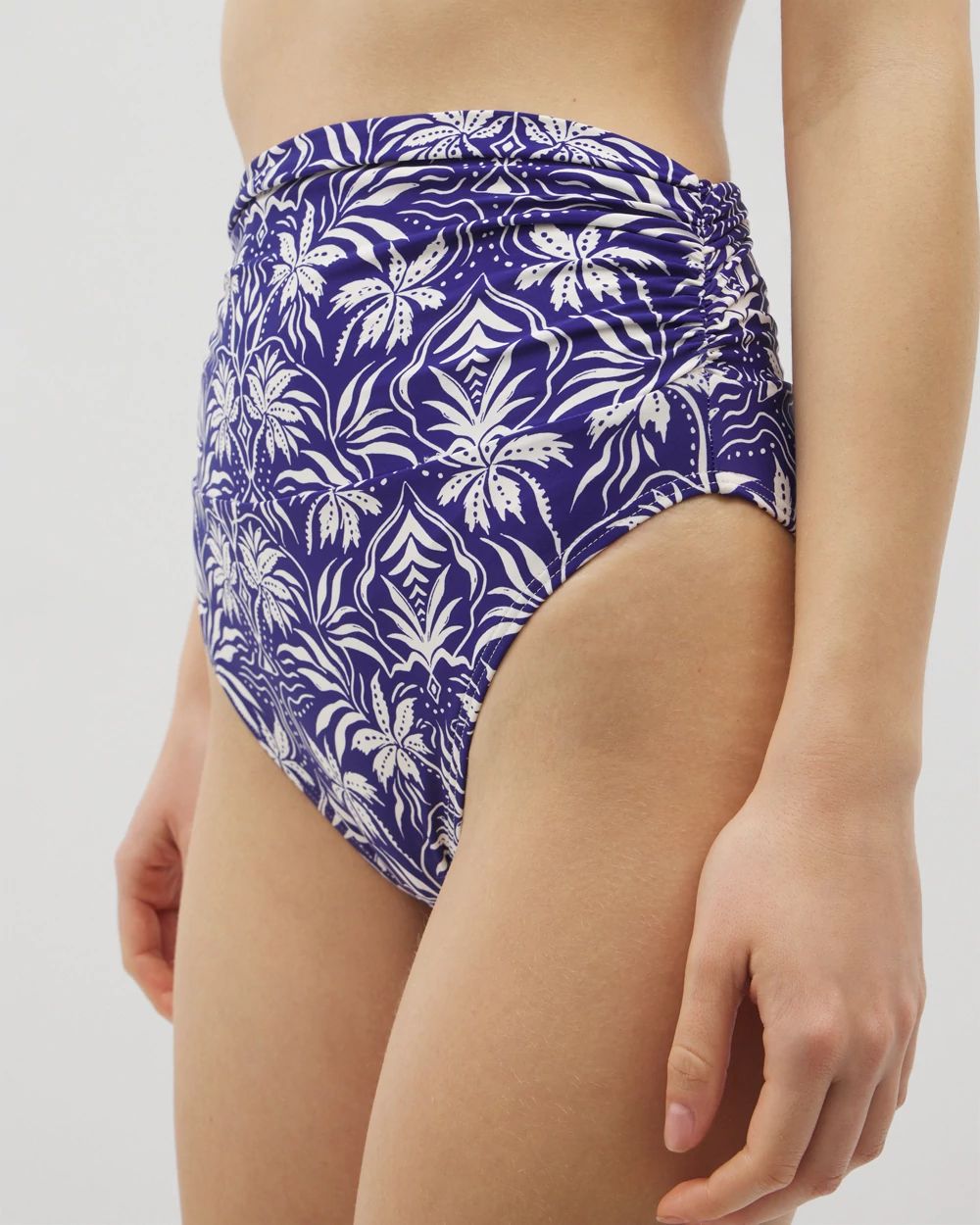 Soma Swim Ruched High-Waist Bikini Bottom