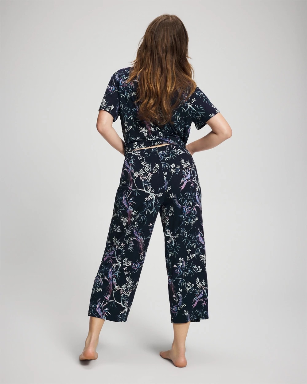 Cropped Pajama Pants